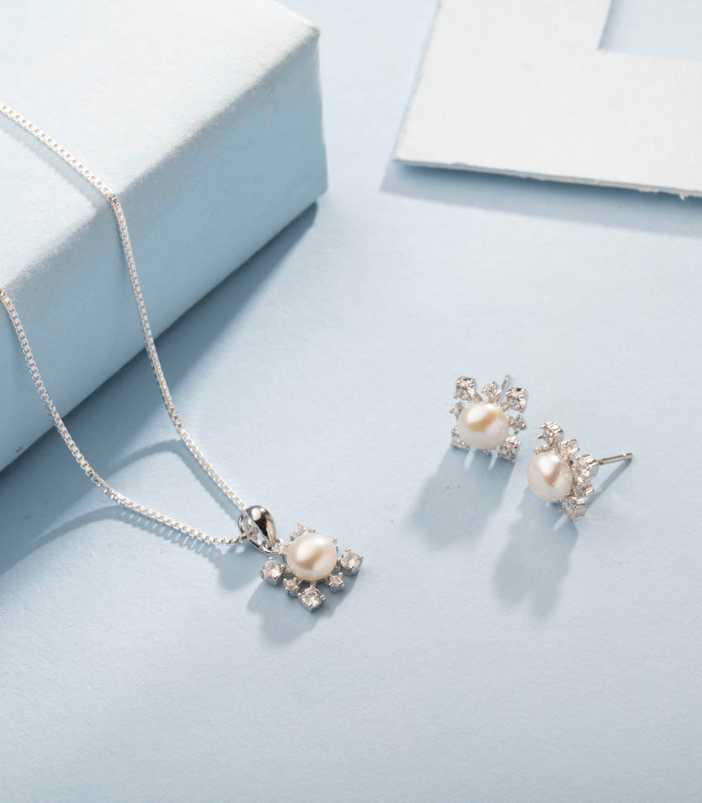Soothing Vibe Pendant Set (Silver)
