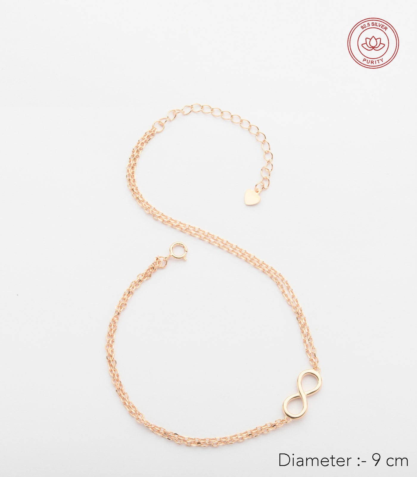 Splendid Infinity Anklet (Silver)
