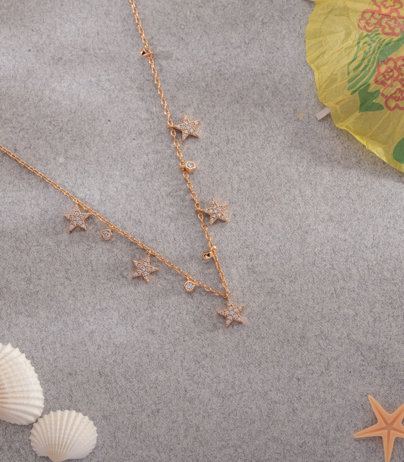 Starry Night Necklace (Brass)