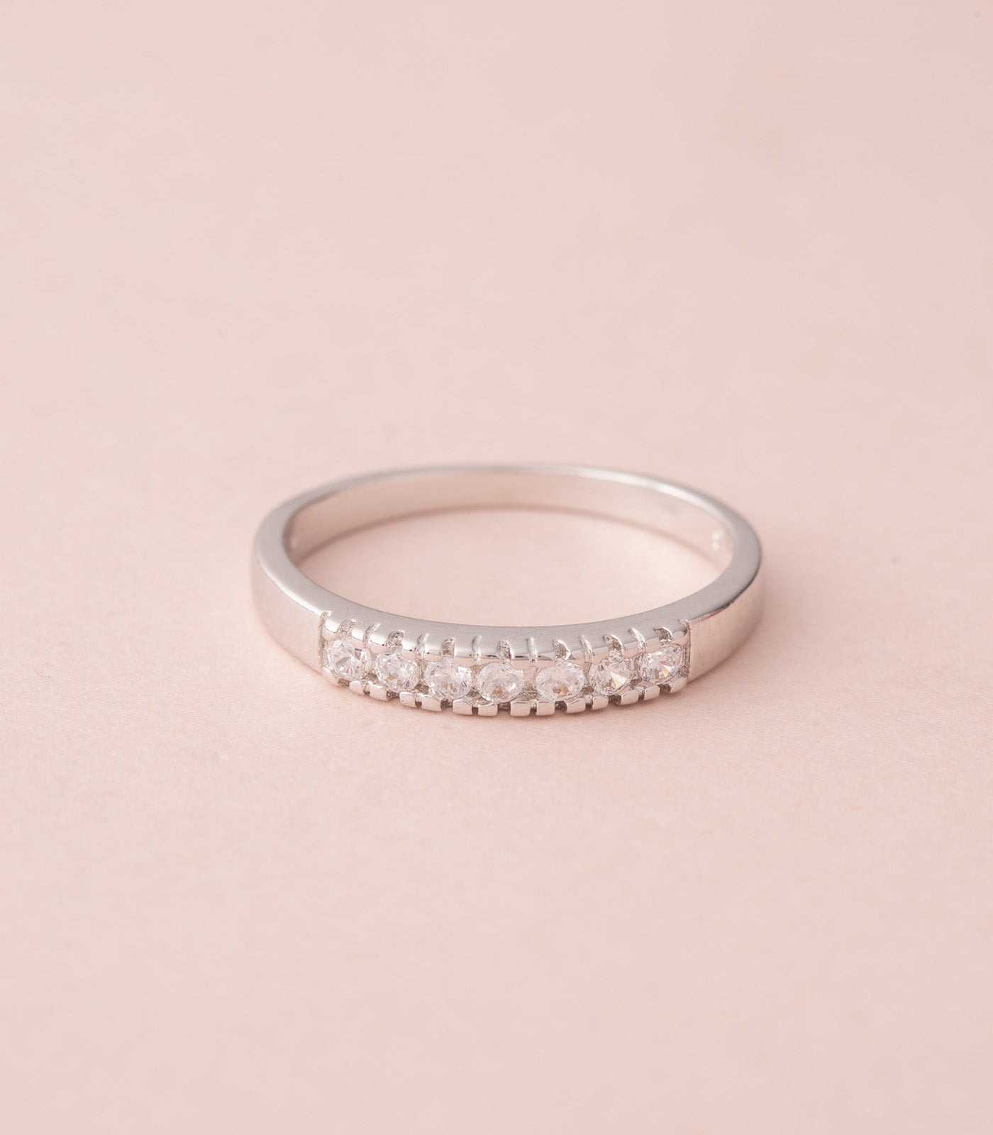 Studded Silver Band (Brass)