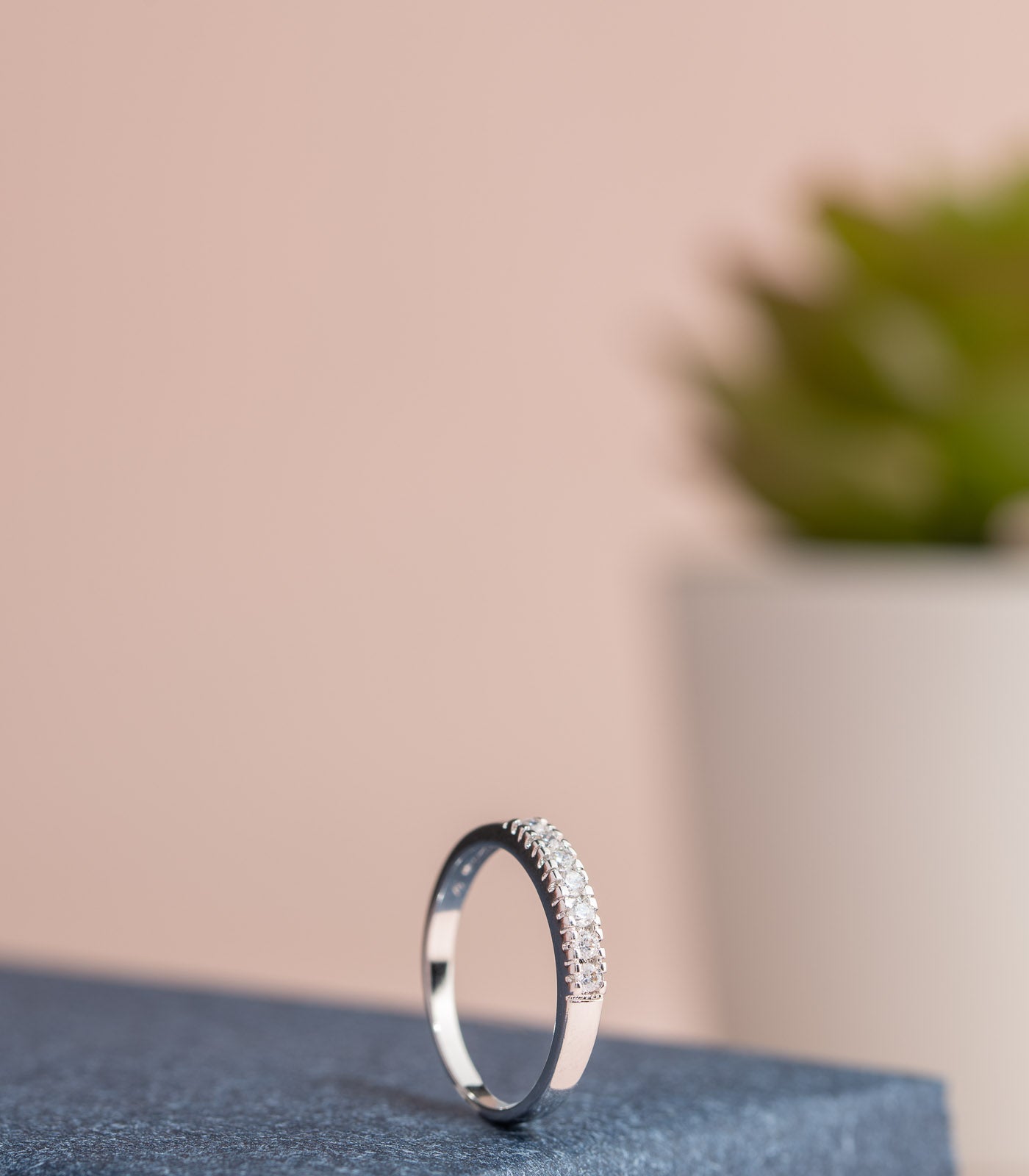 Studded Silver Band (Brass)