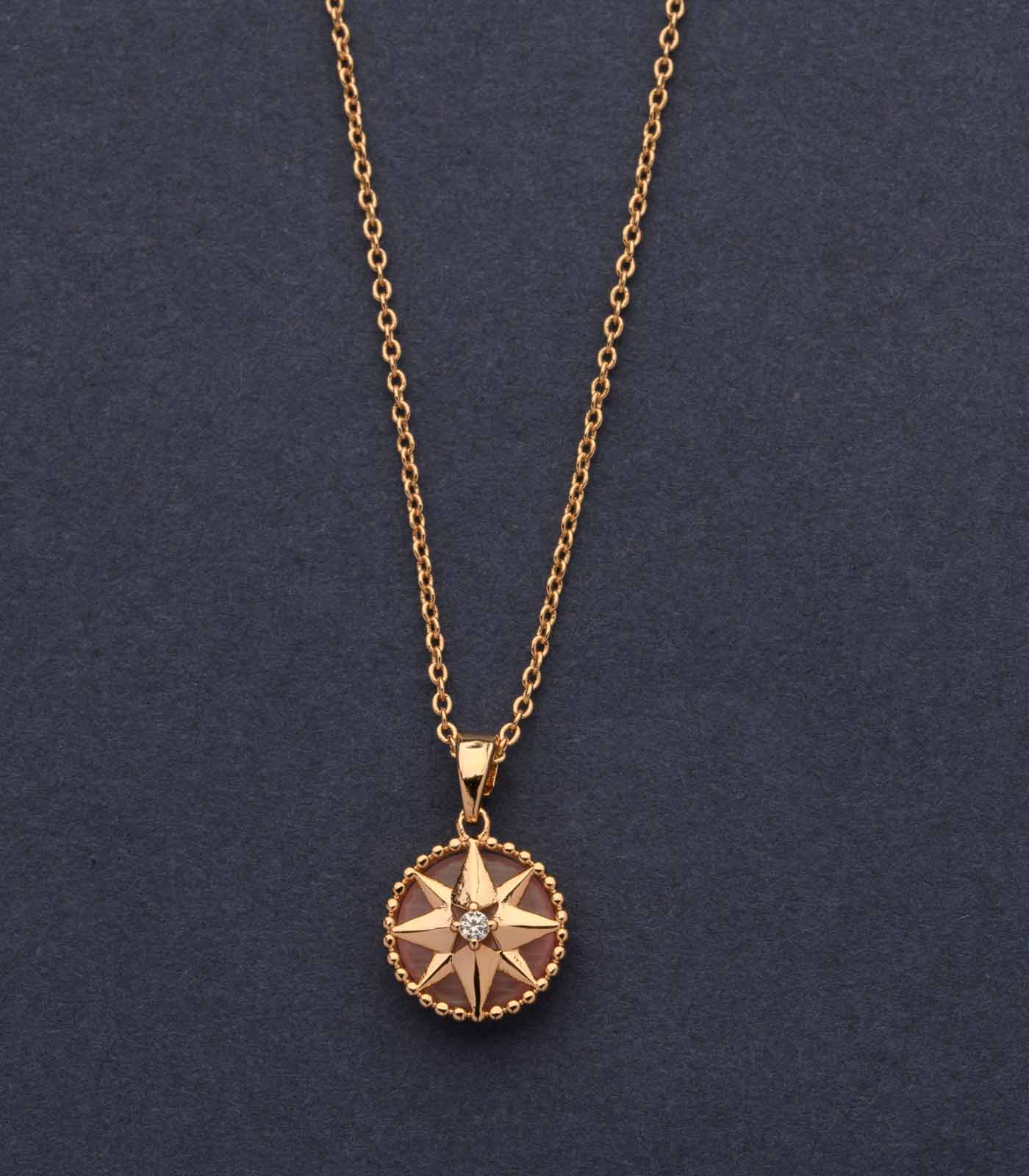 Stunning Golden Star Necklace (Brass)