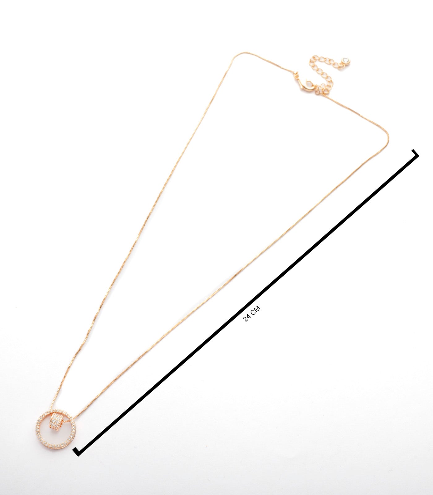 Stunning Interlock Pendant (Brass)