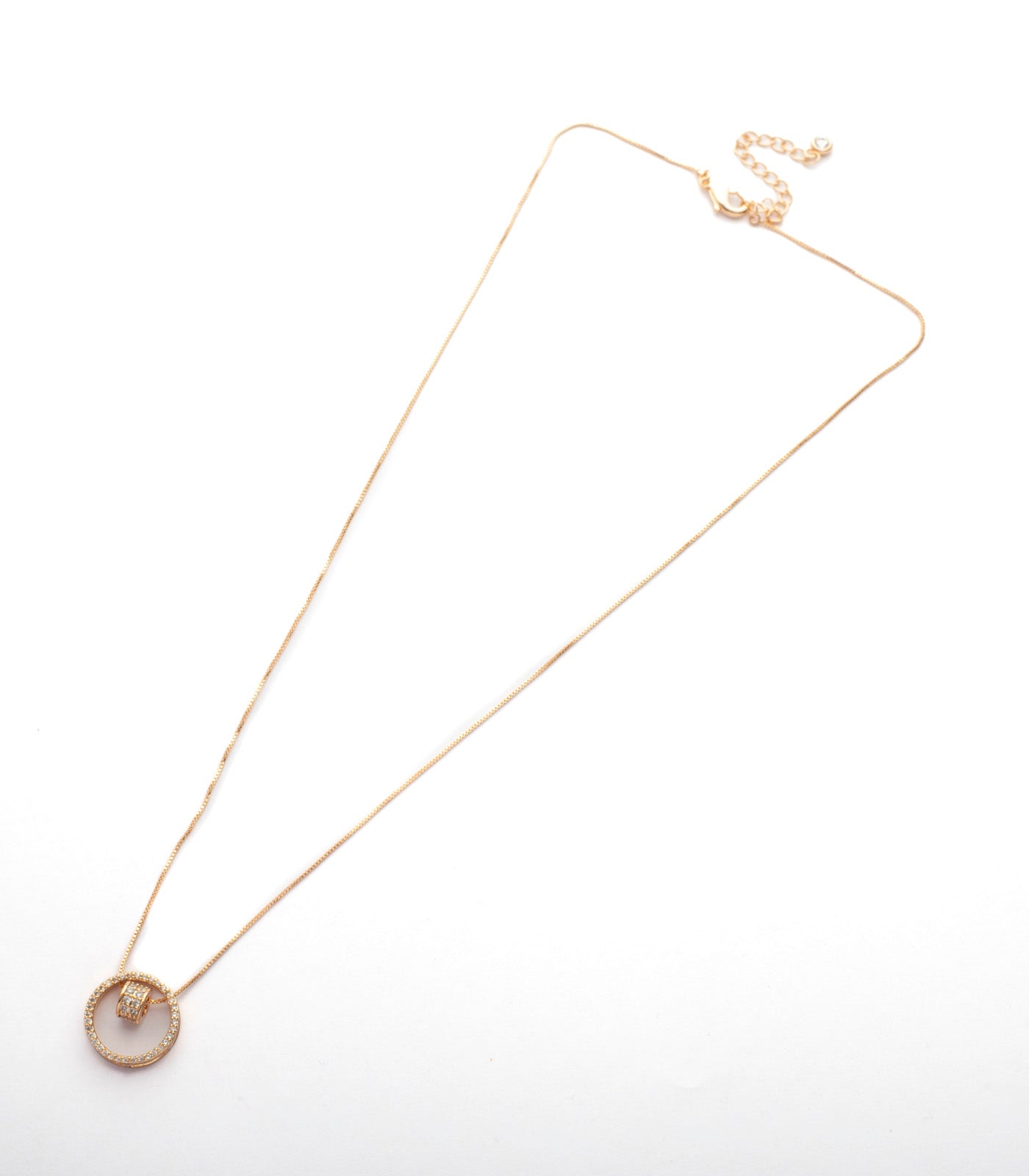 Stunning Interlock Pendant (Brass)