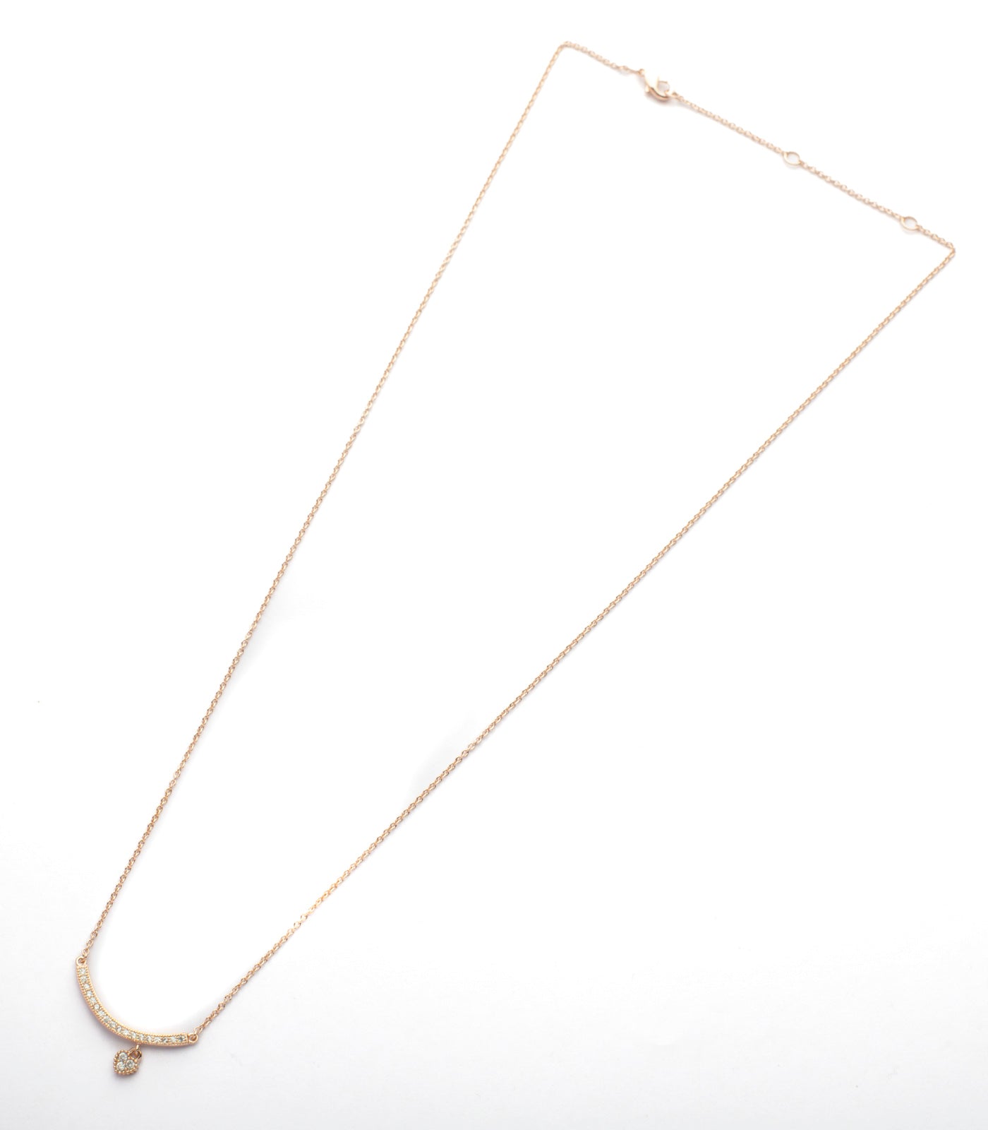 Tiny Heart Pendant (Brass)