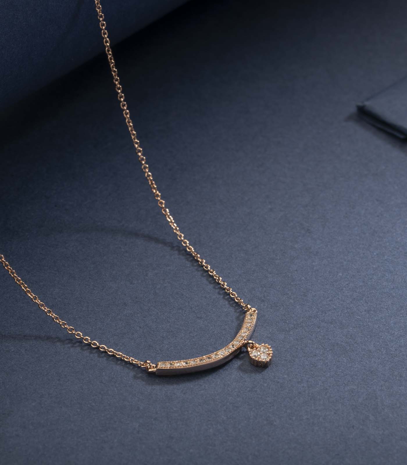 Tiny Heart Pendant (Brass)