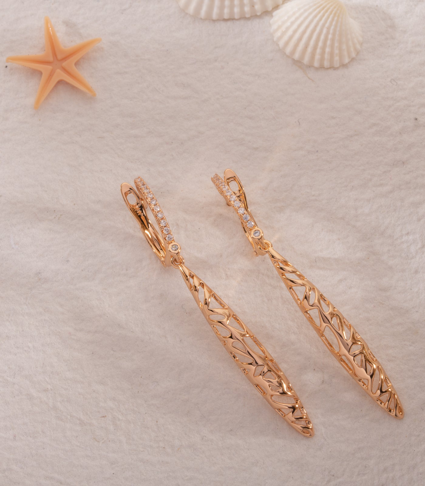 Trendy Party Earrings (Brass)