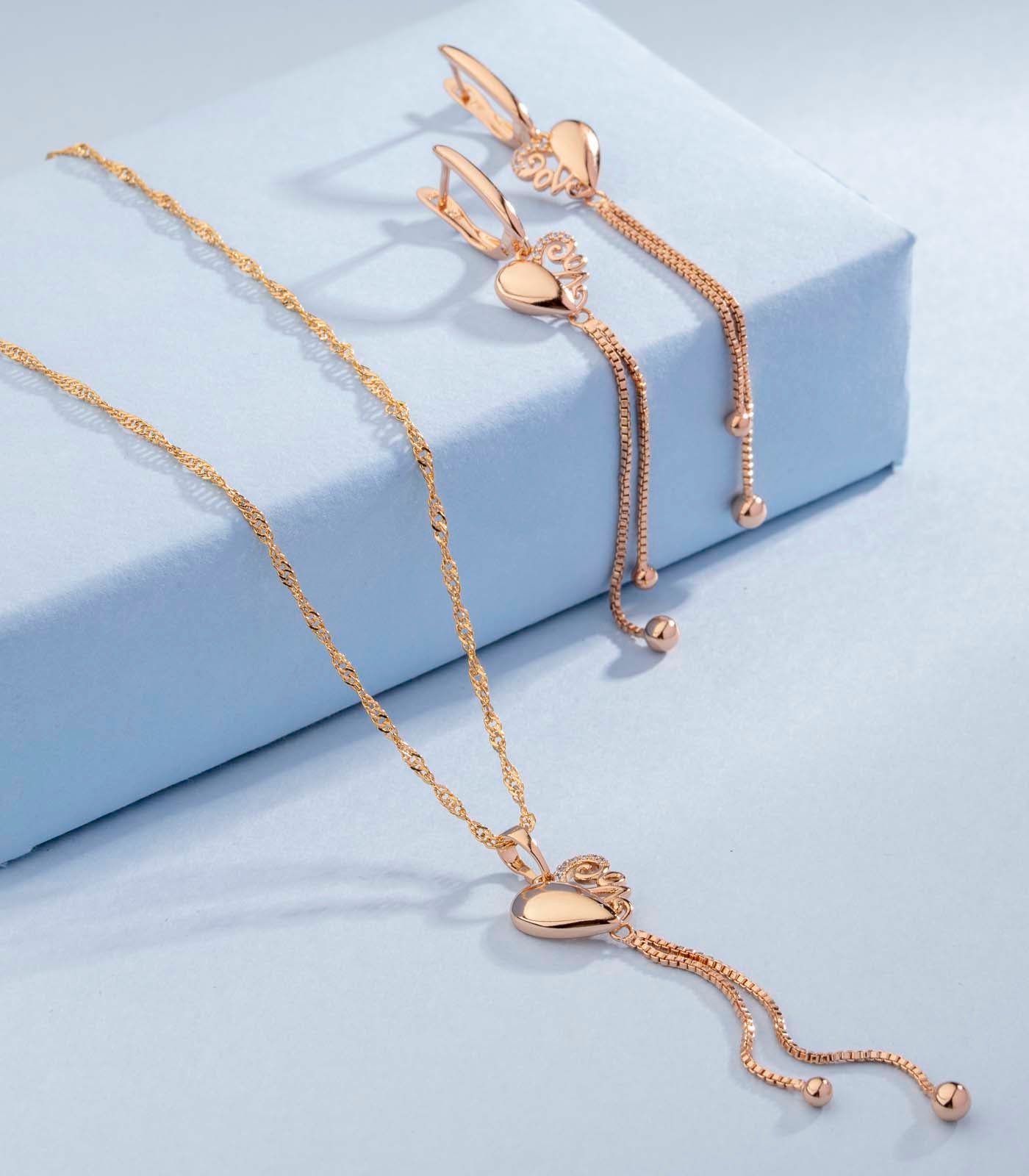 Trendy tantra pendant set (Brass)