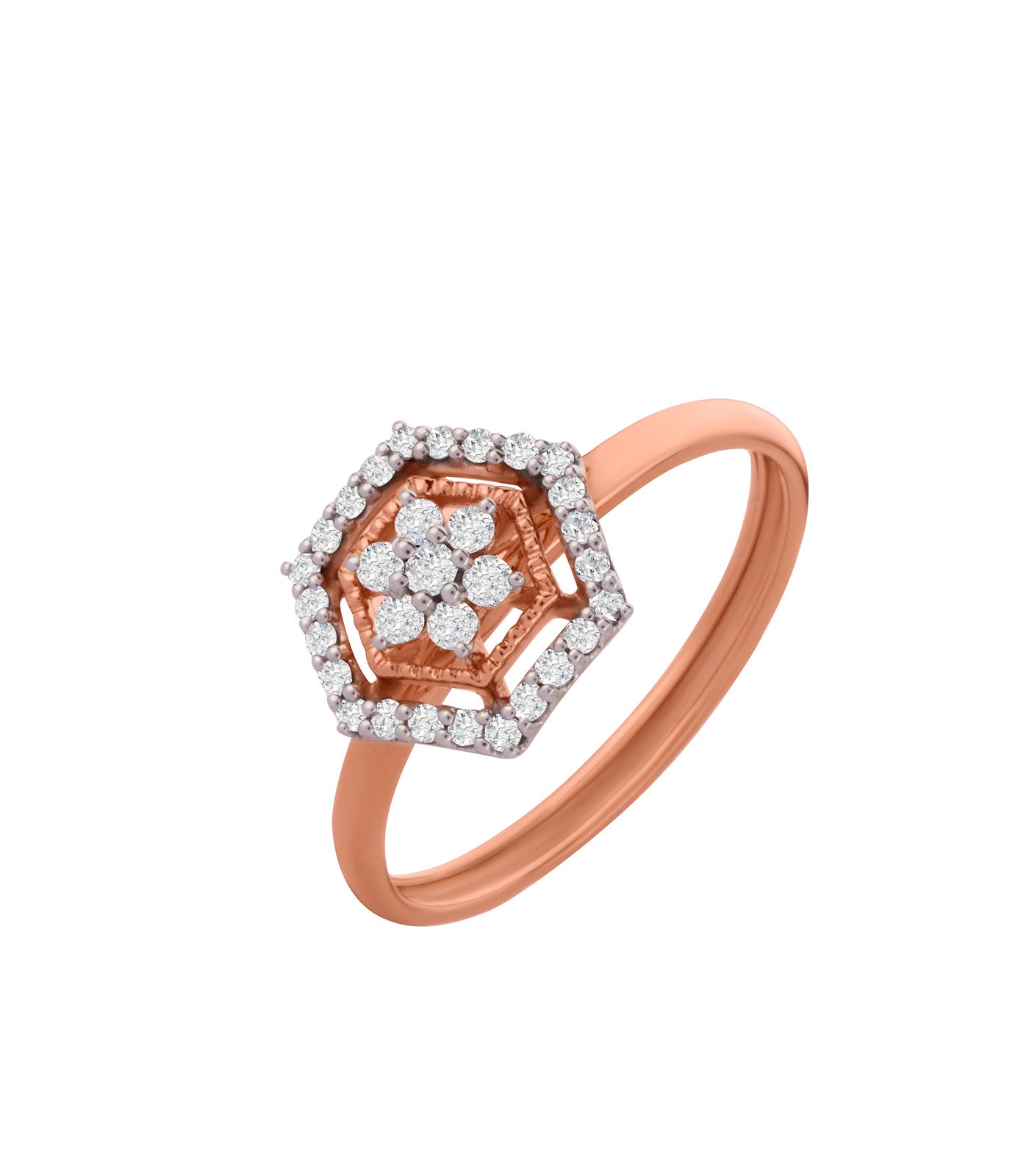 Diamond Petal Perfection  Ring