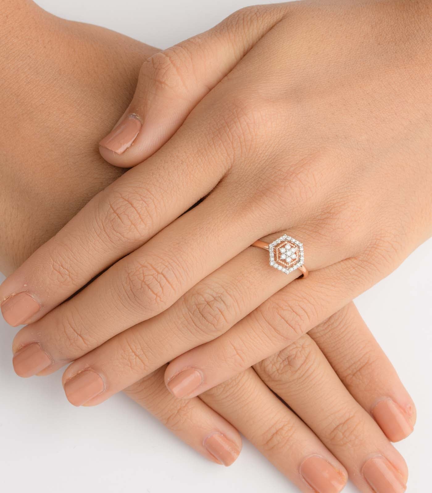 Diamond Petal Perfection  Ring