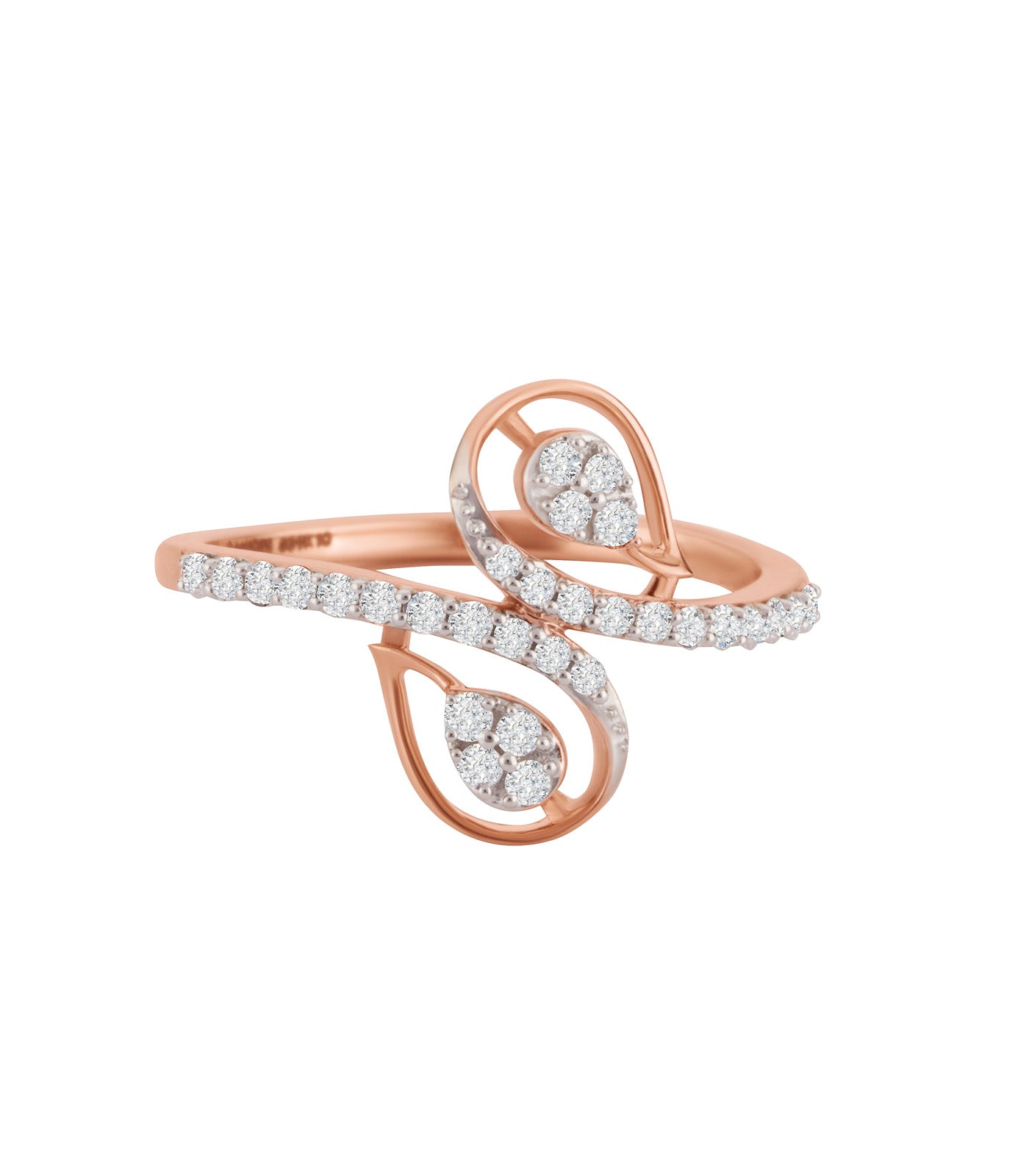 Diamond Leafy Luxe Ring