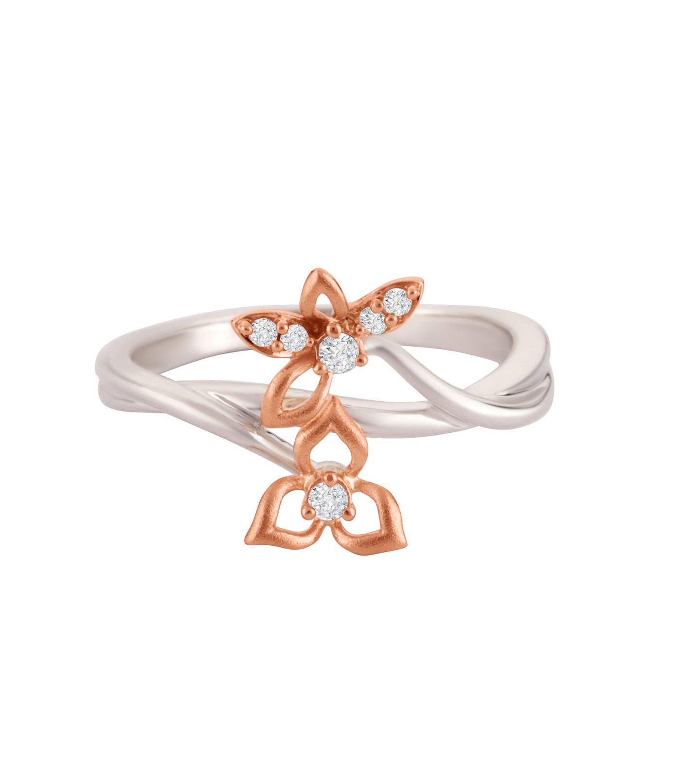 Diamond Lily Duo Delight Ring