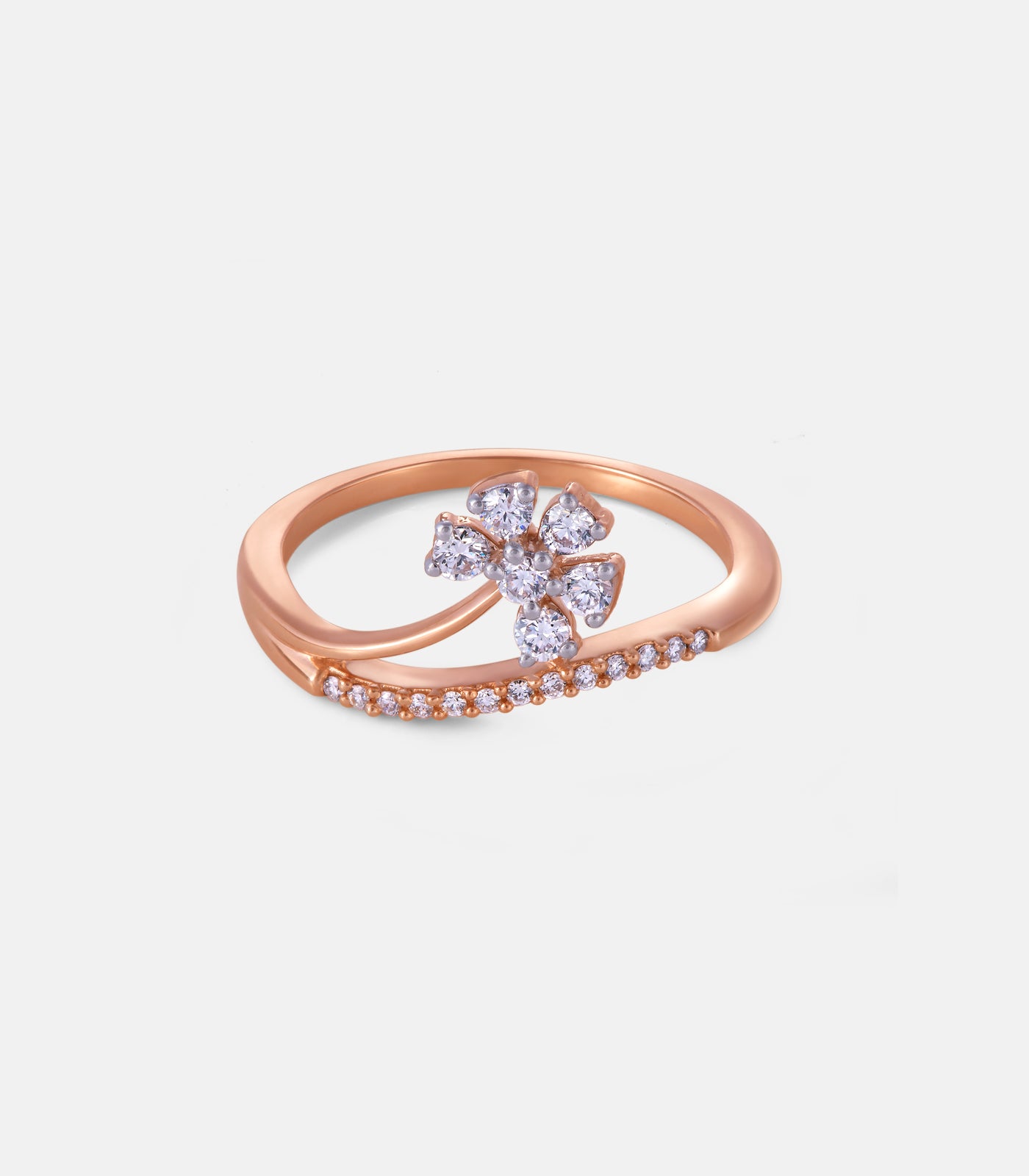 Diamond Blooming Daisy Ring