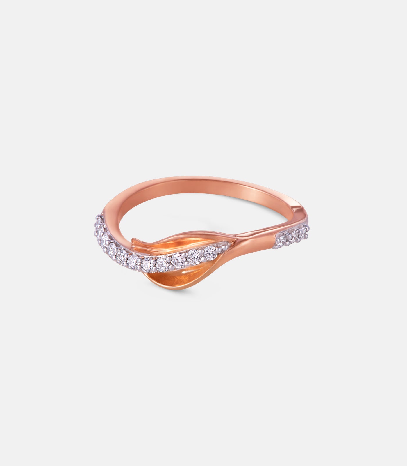 Diamond LeafLoom Ring
