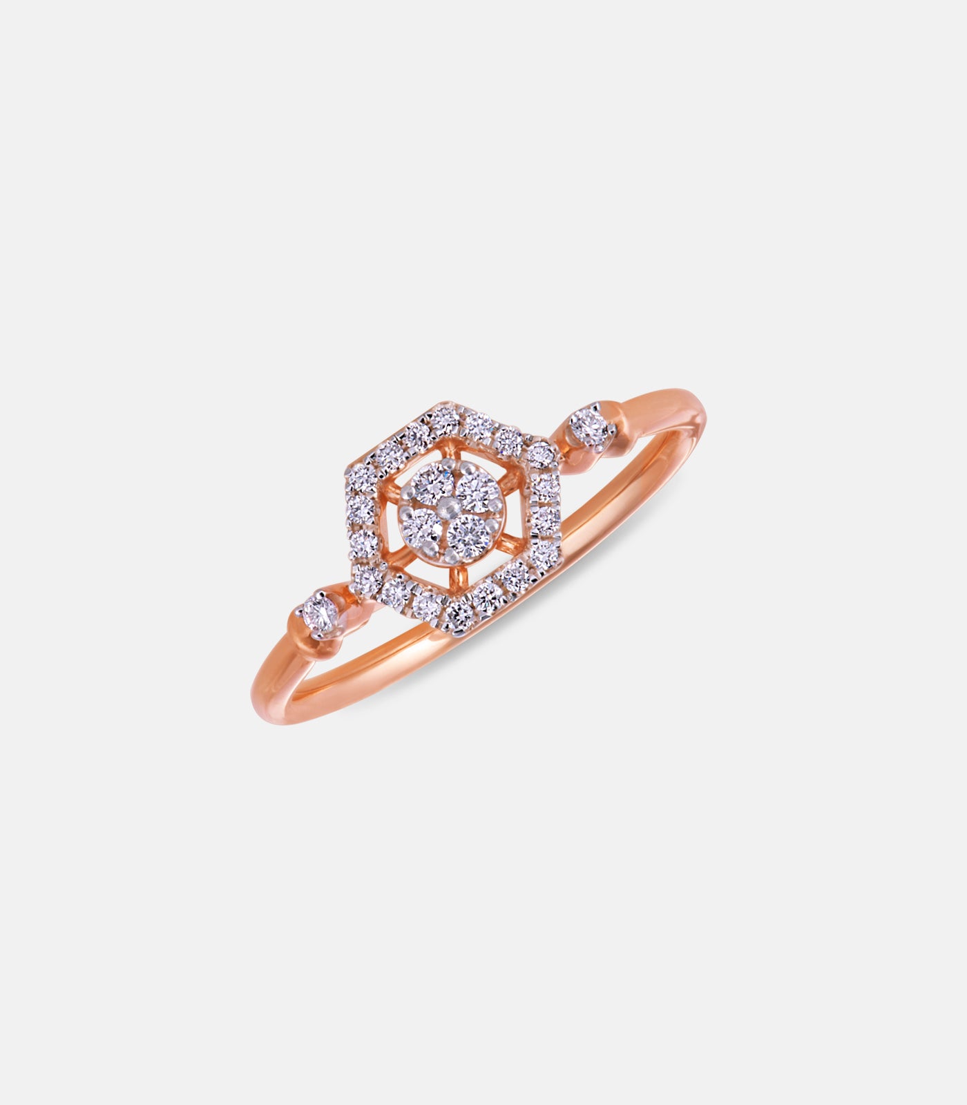 Diamond Hexa Harmony Ring