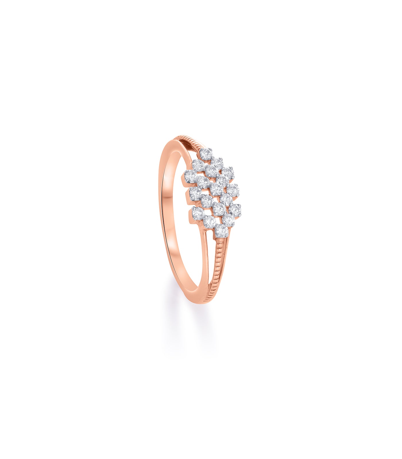 Diamond Shiny Bunch Ring