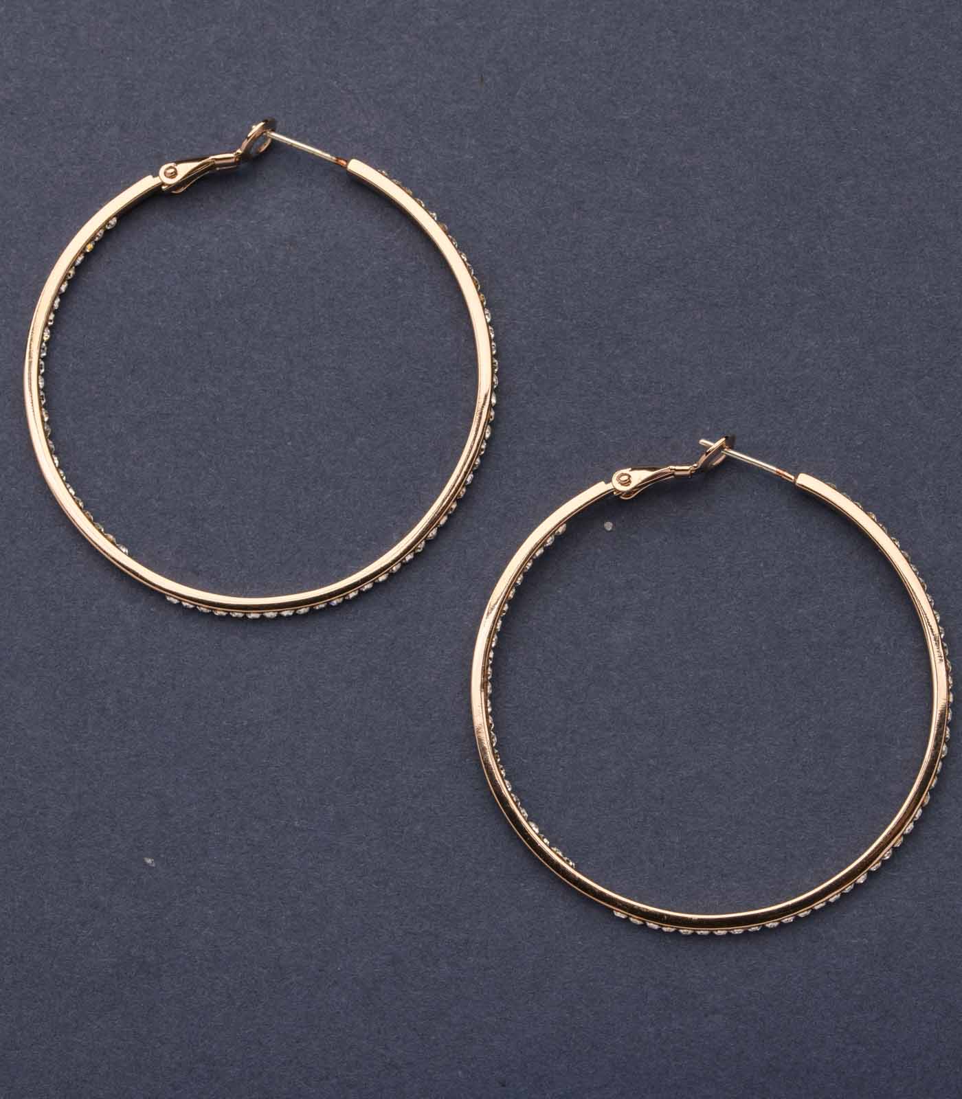 Adorable Silver Circles Earrings (Brass)