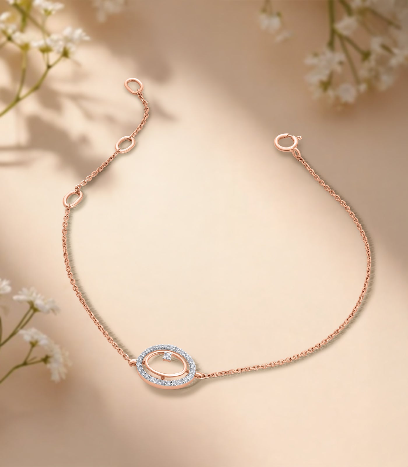 Diamond Shiny Orbit Bracelet