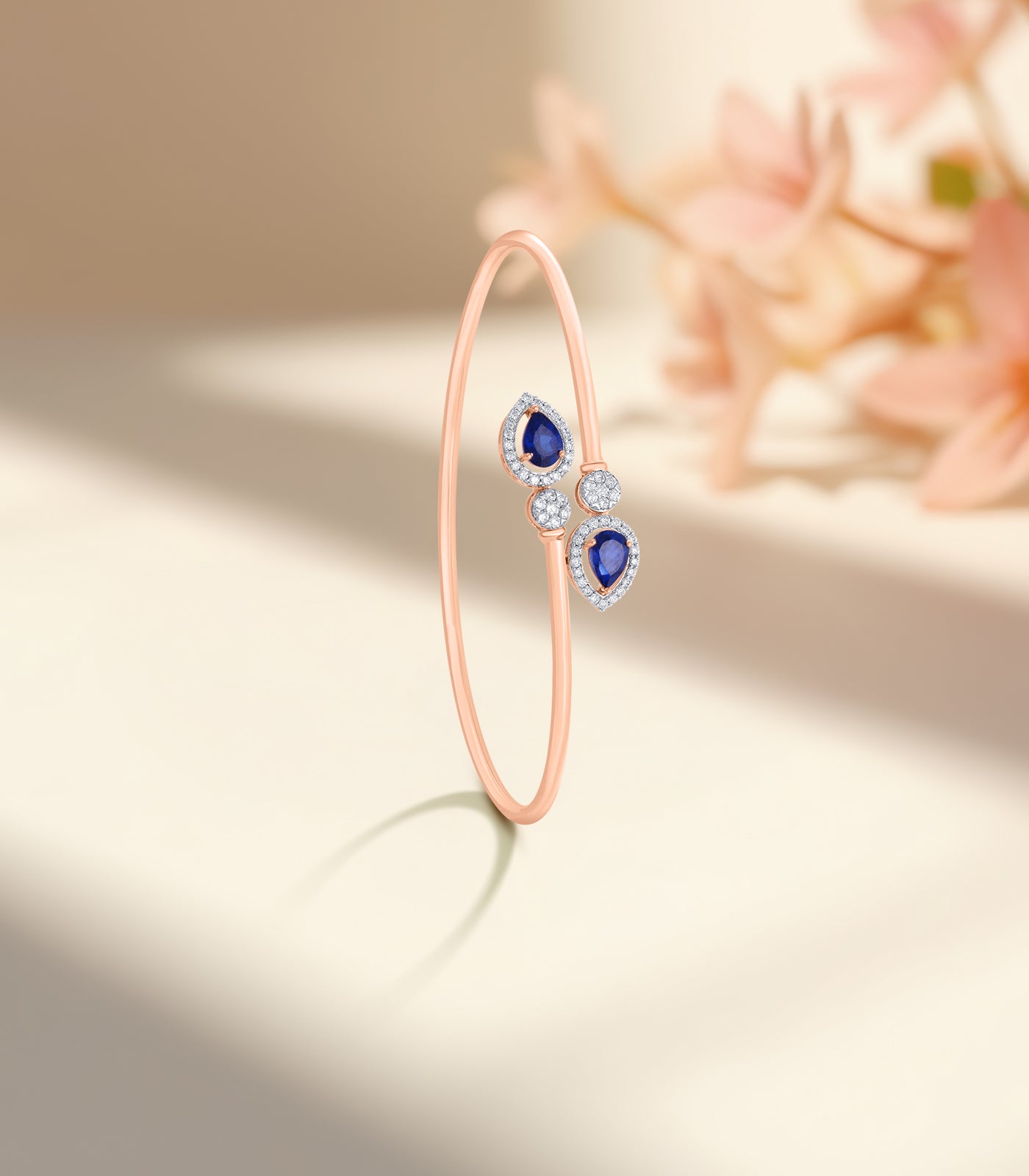 Diamond Dual Stone Bracelet