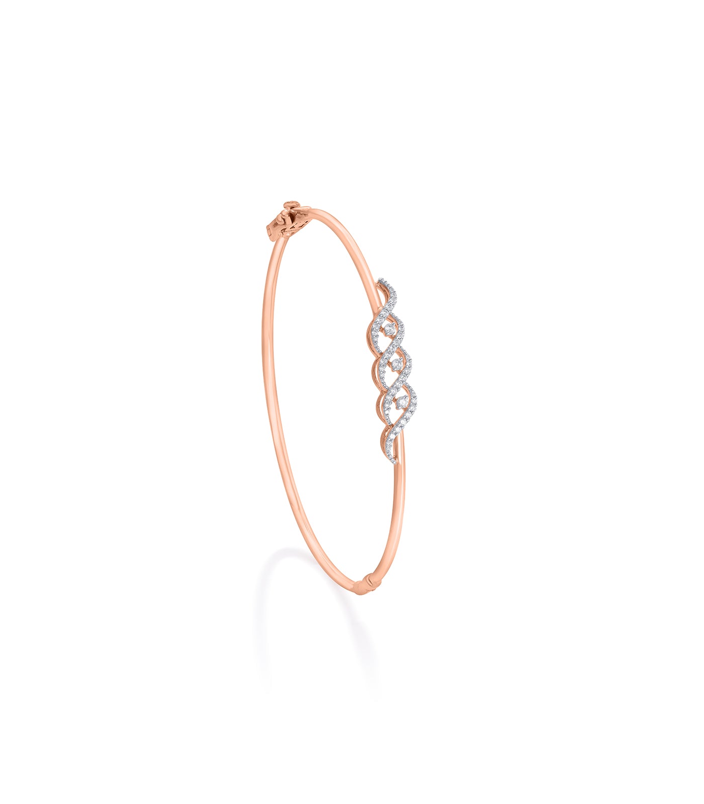 Diamond Shining Wave Bracelet