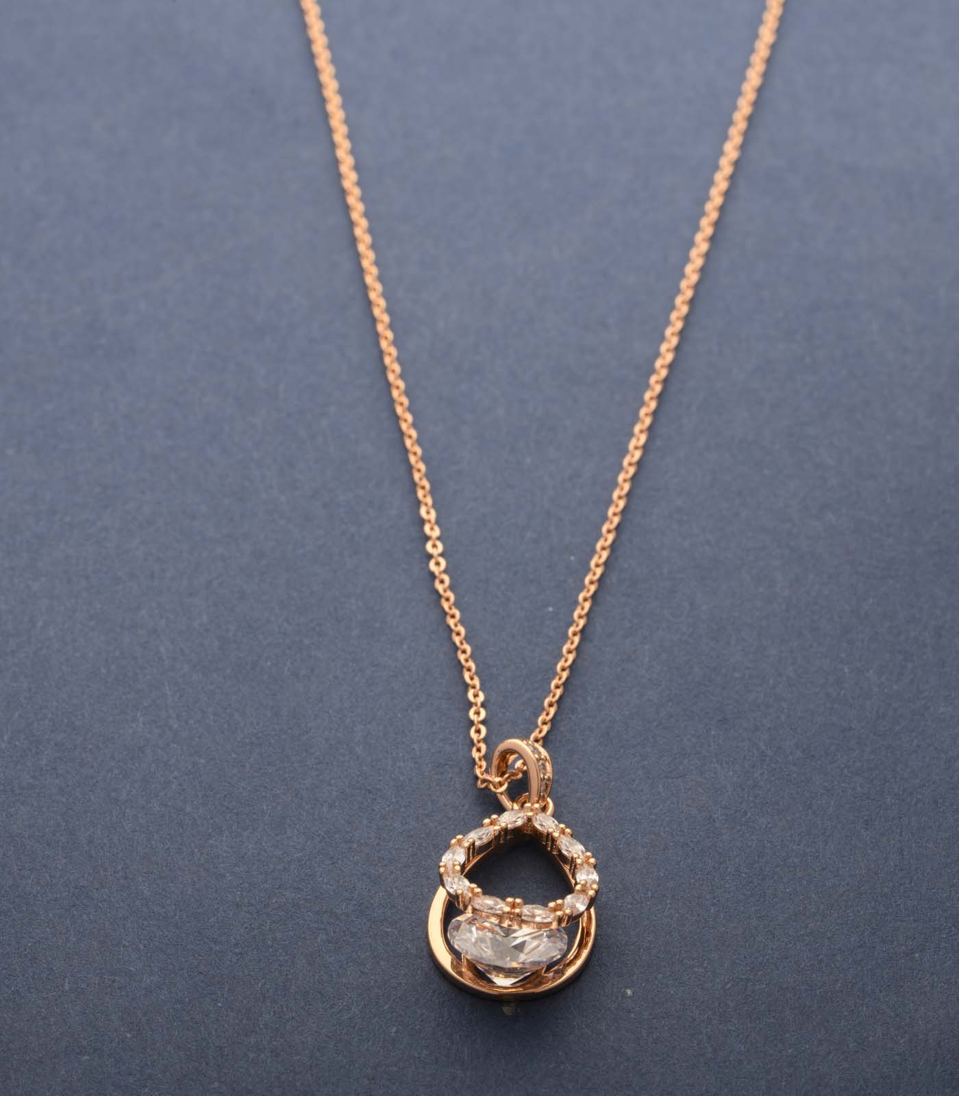 Beautiful Mosiac Of Golden Brass Heart Necklace (Brass)