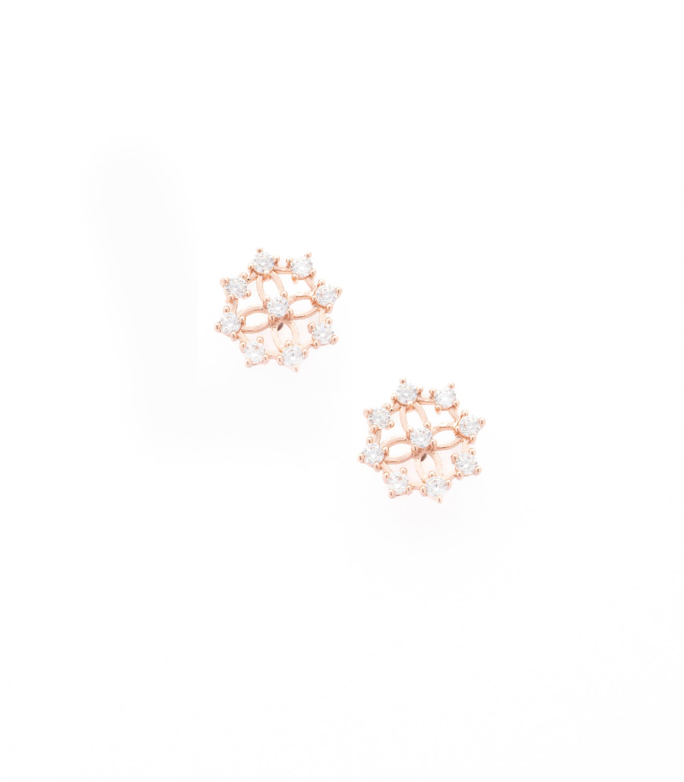 Blooming Floral Studs (Brass)