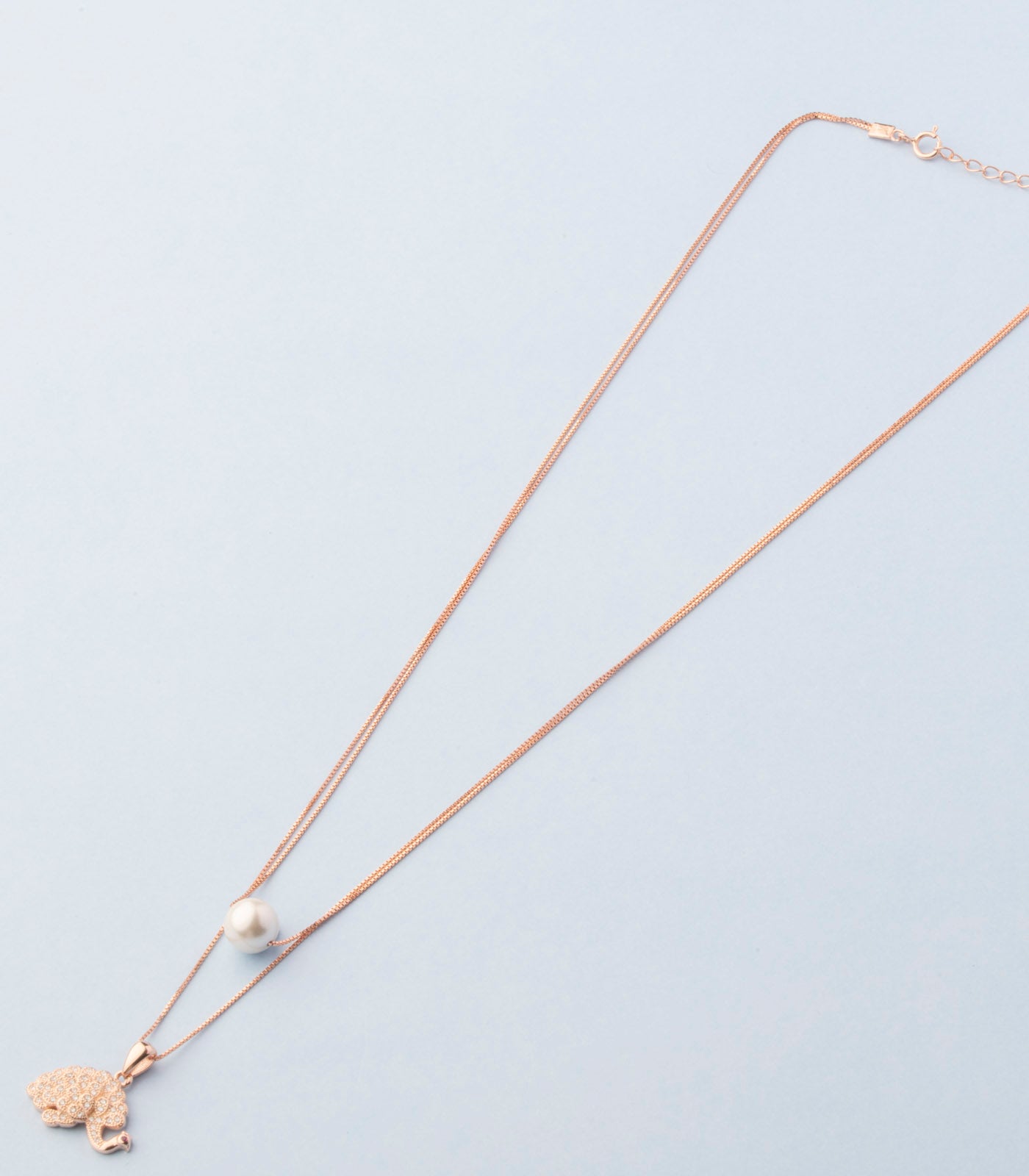 Blooming coral chain pendant (Silver)