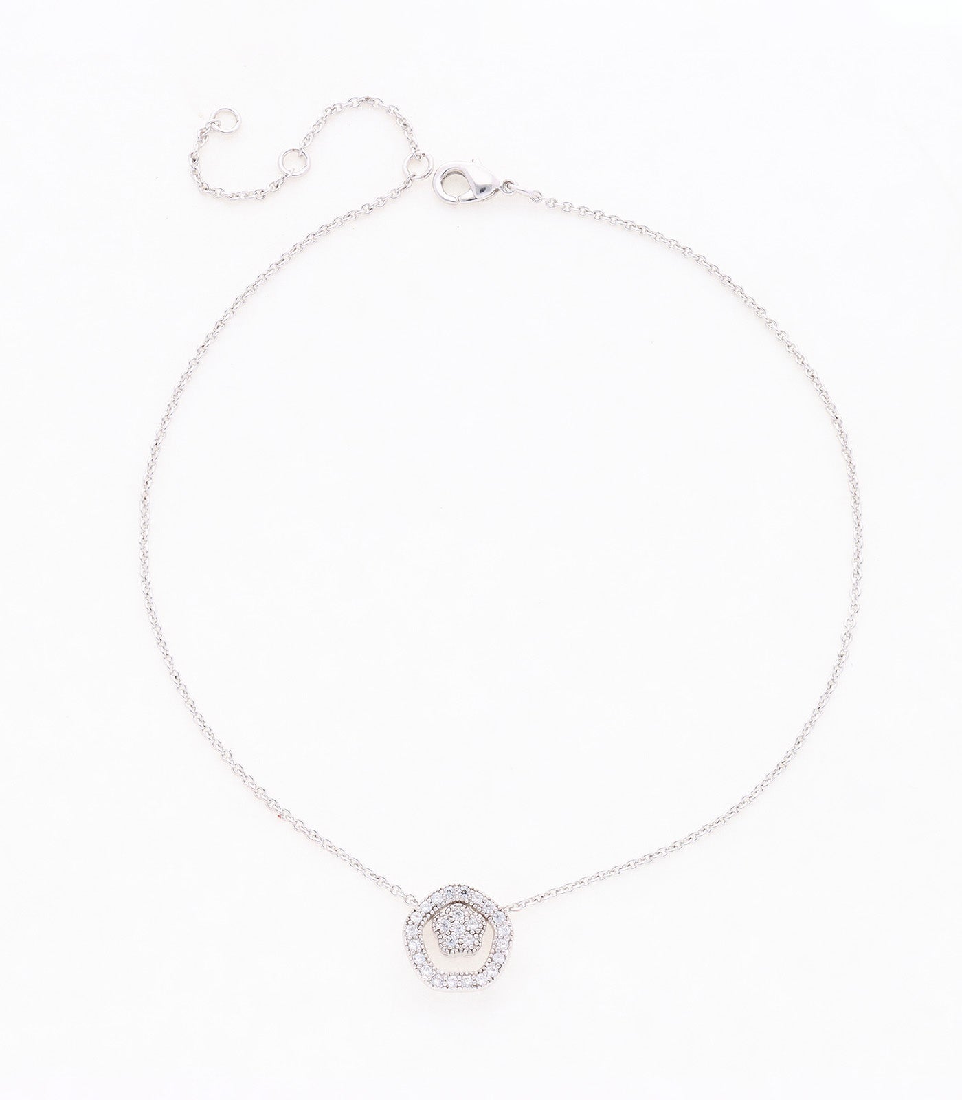 Multipurpose Silver Color Anklet (Brass)