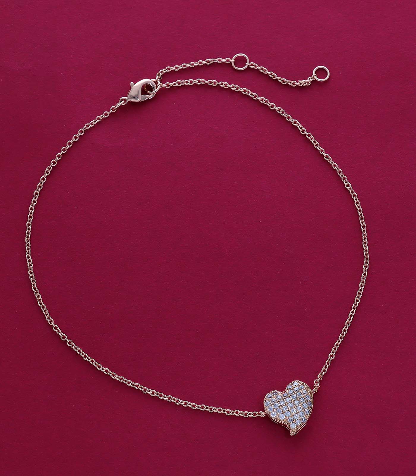 DAINTY HEART OF DESIRES ANKLET (BRASS)