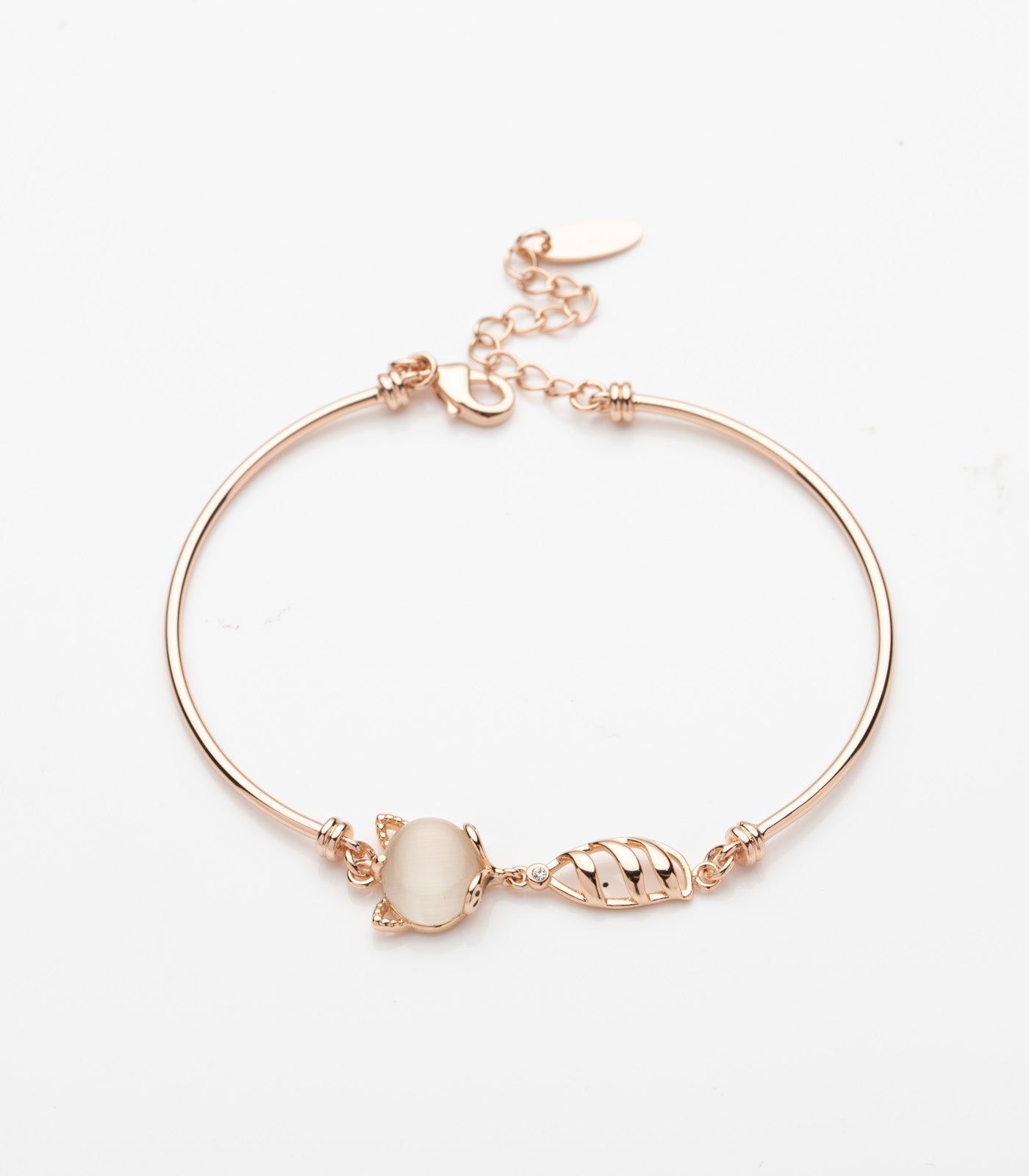 Cute Cat Bracelet (Brass)