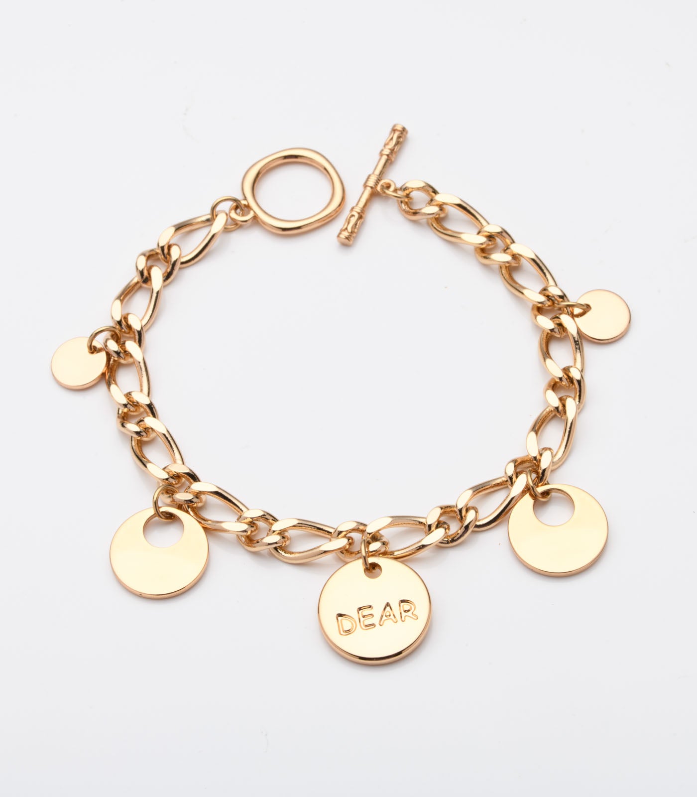 Chunky Styled Bracelet (Brass)