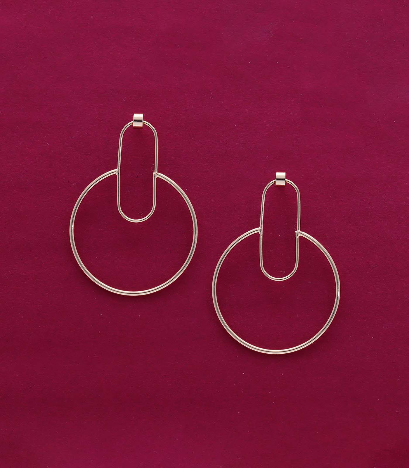 CATCH ME IF YOU CAN EARRINGS (BRASS)