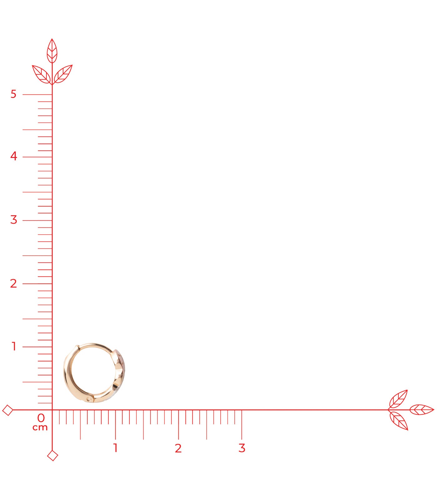 Cute Hoops (Brass)