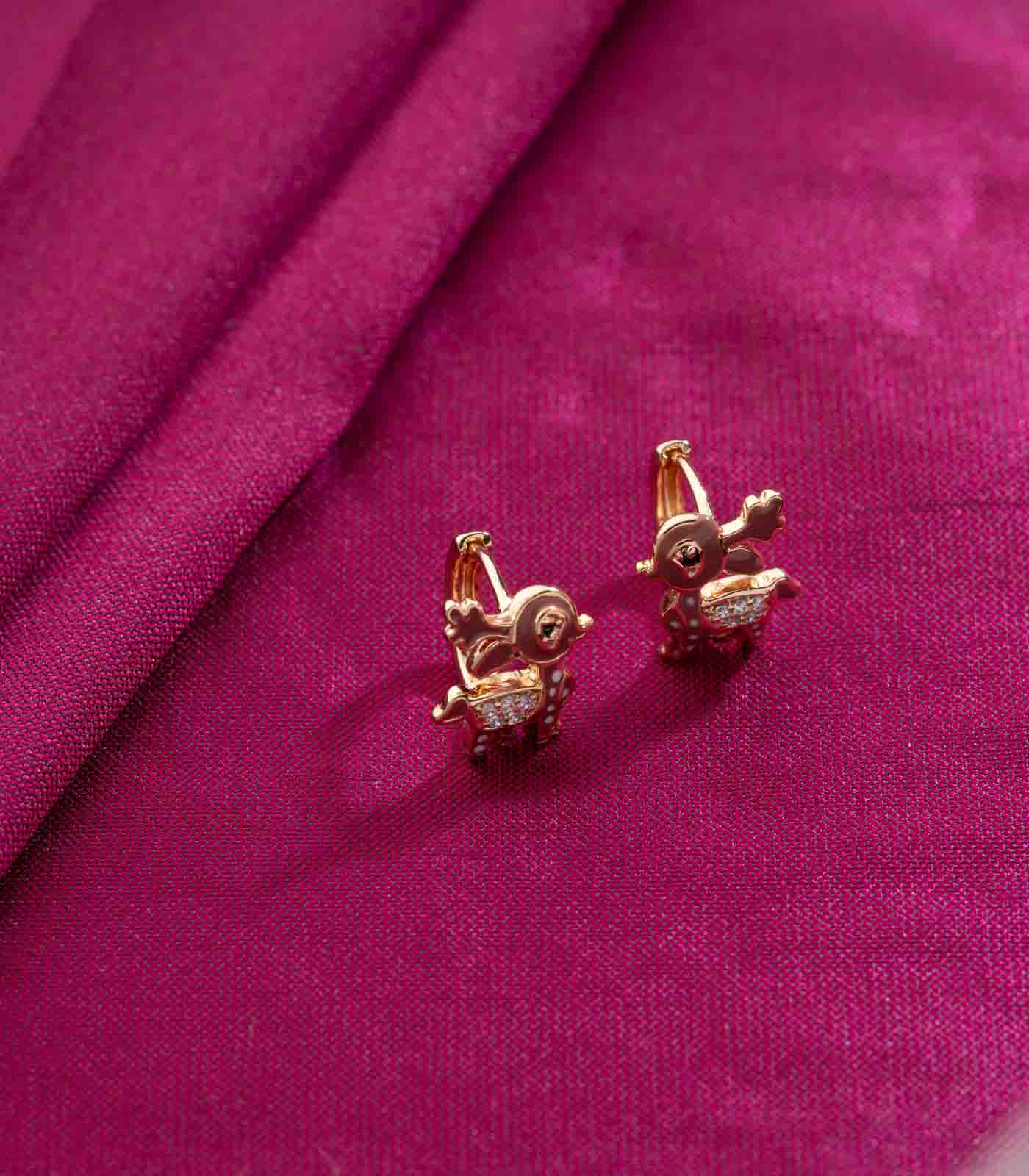 Little Deer Earrings (Brass)