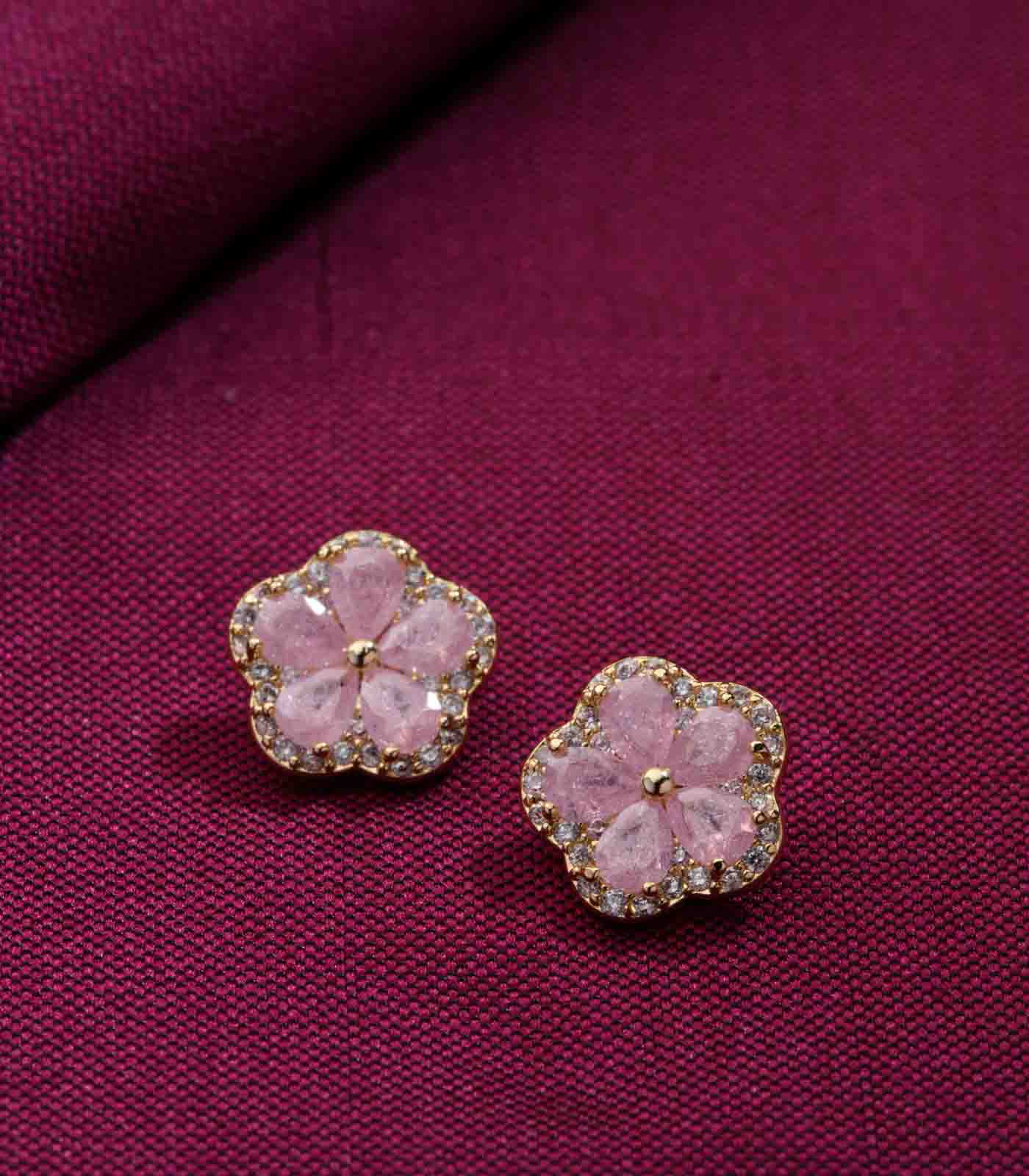 Cute Flower Earrings (Brass)