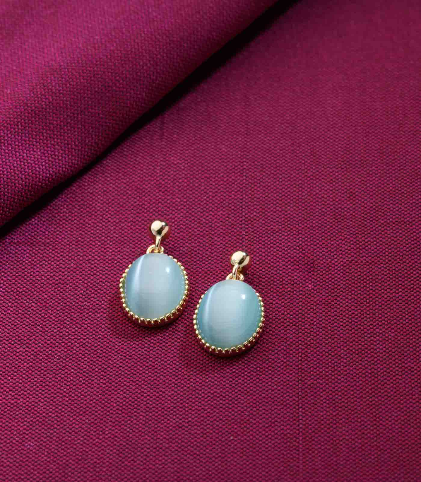 Dangling Drop Earrings (Brass)