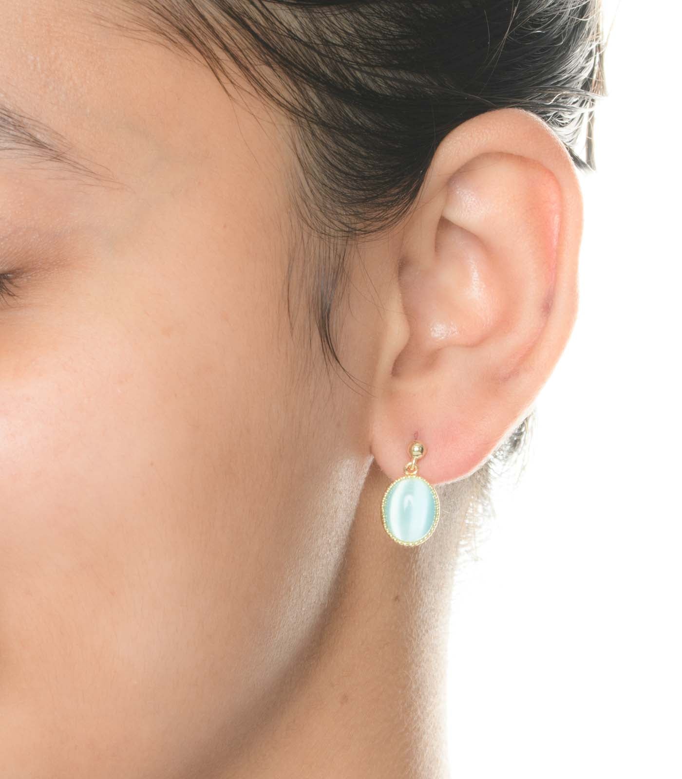 Dangling Drop Earrings (Brass)