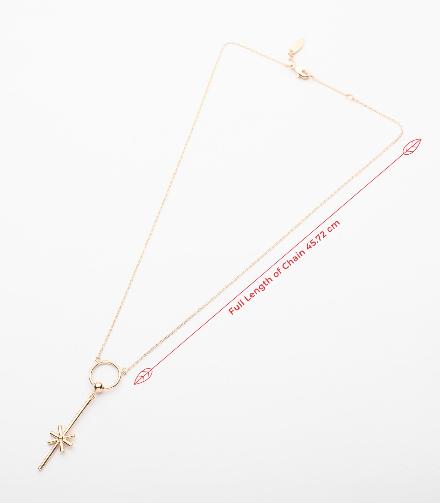 Stylish Designed Brass Necklace (Brass)