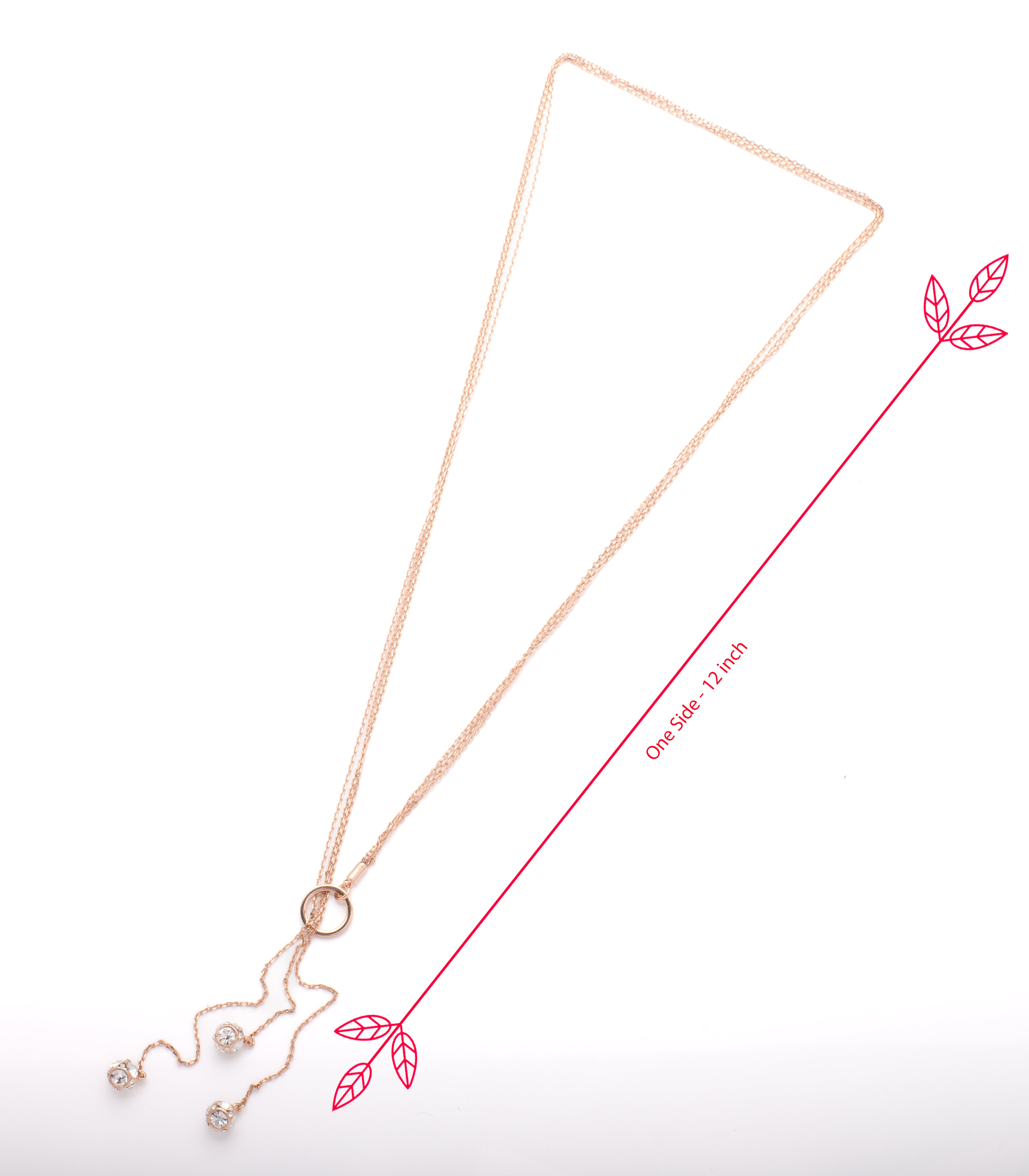 Layered Necklace (Brass)