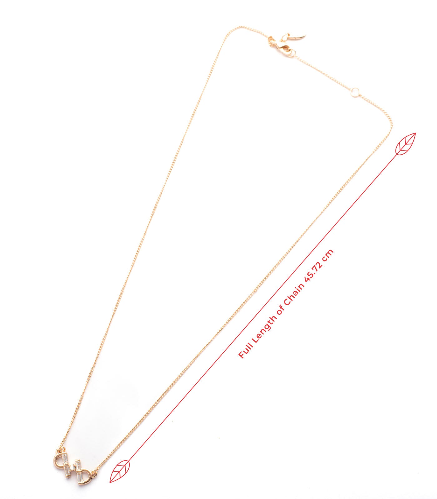 Classy Infinite Necklace Set (Brass)