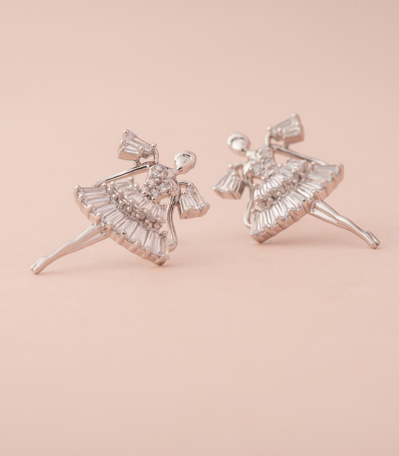 Lovely Ballerina Earrings (Brass)