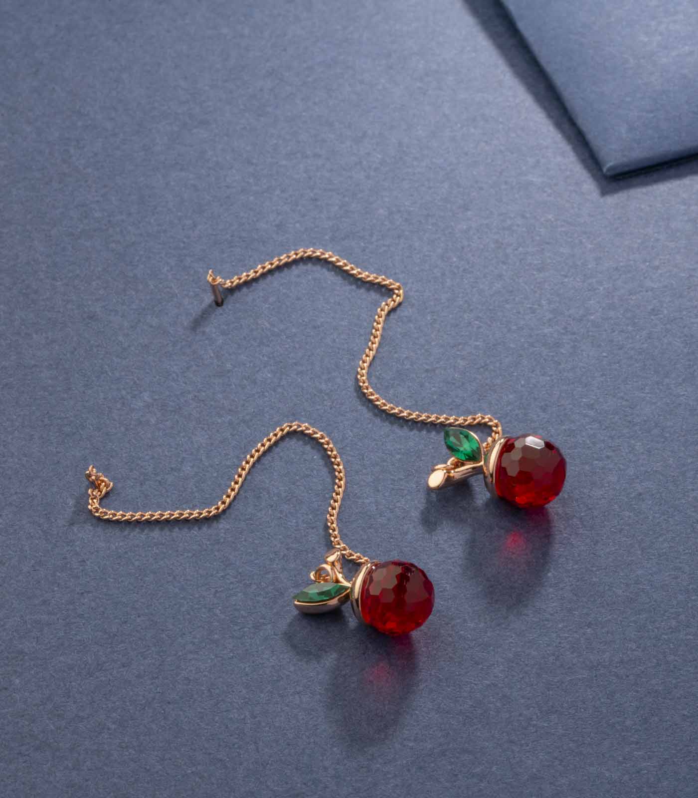 Cherry Bomb Drop Earrings (Brass)