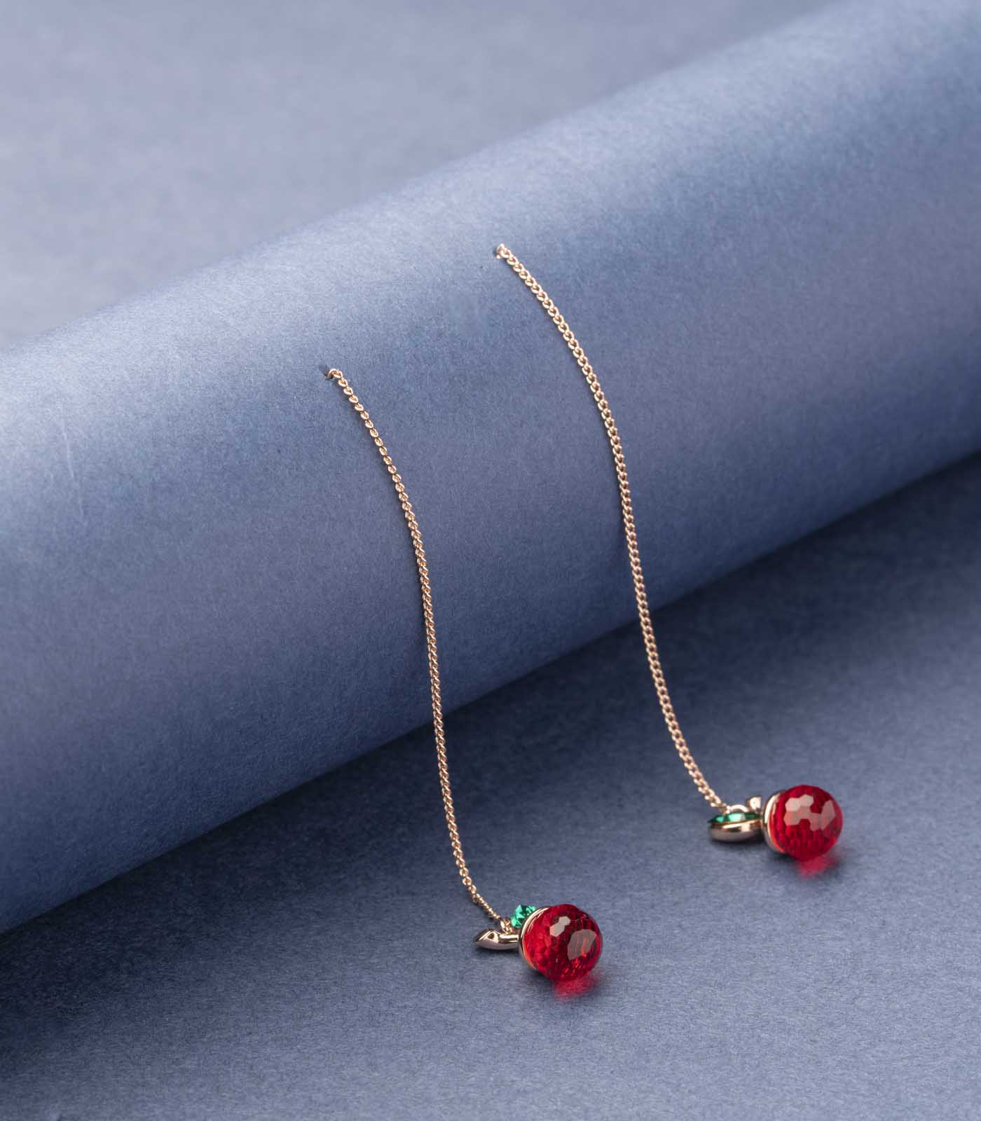 Cherry Bomb Drop Earrings (Brass)