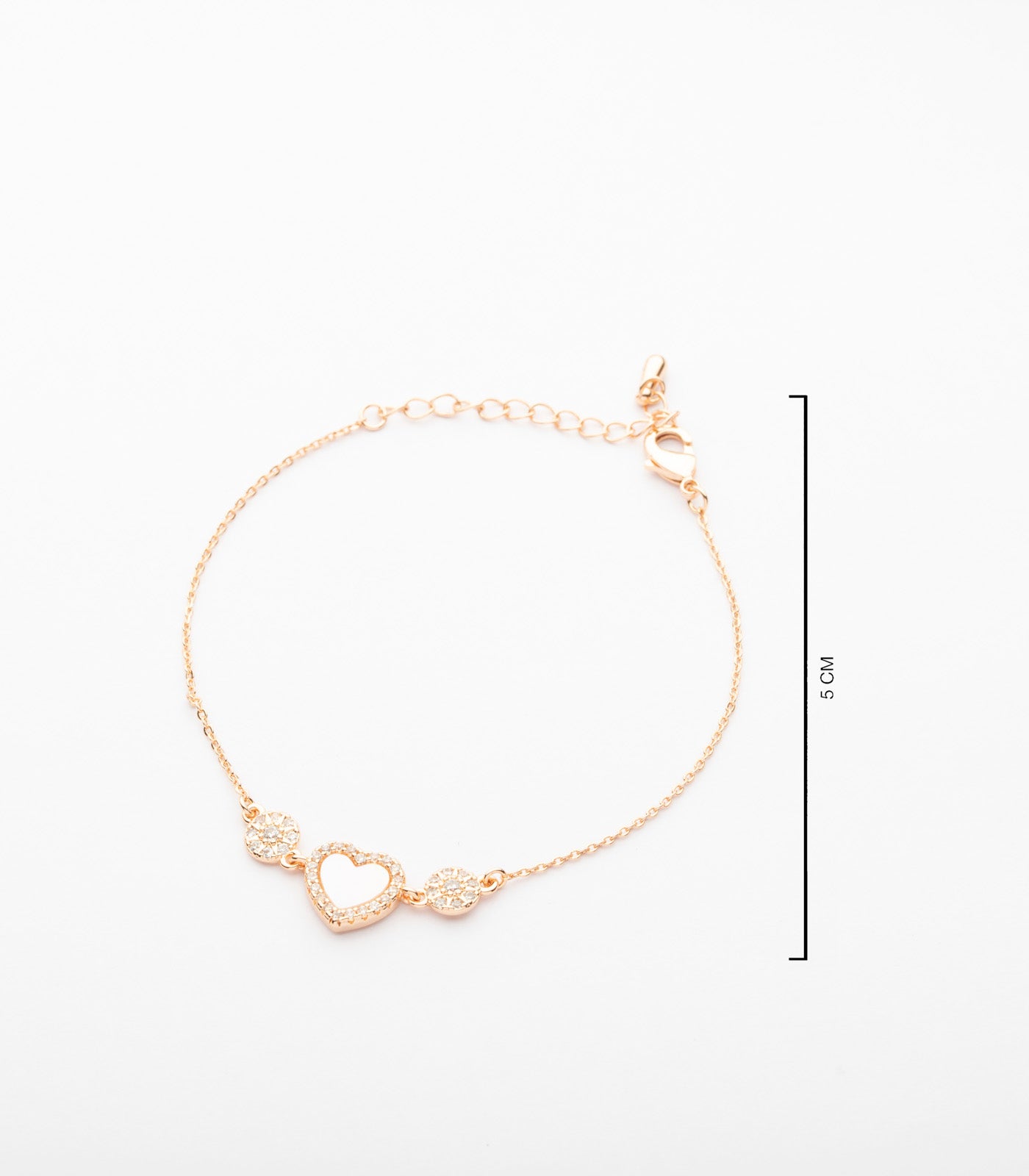 Chunky Heart Bracelet (Brass)