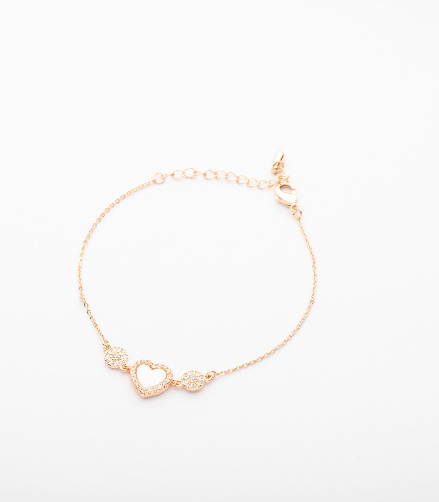 Chunky Heart Bracelet (Brass)