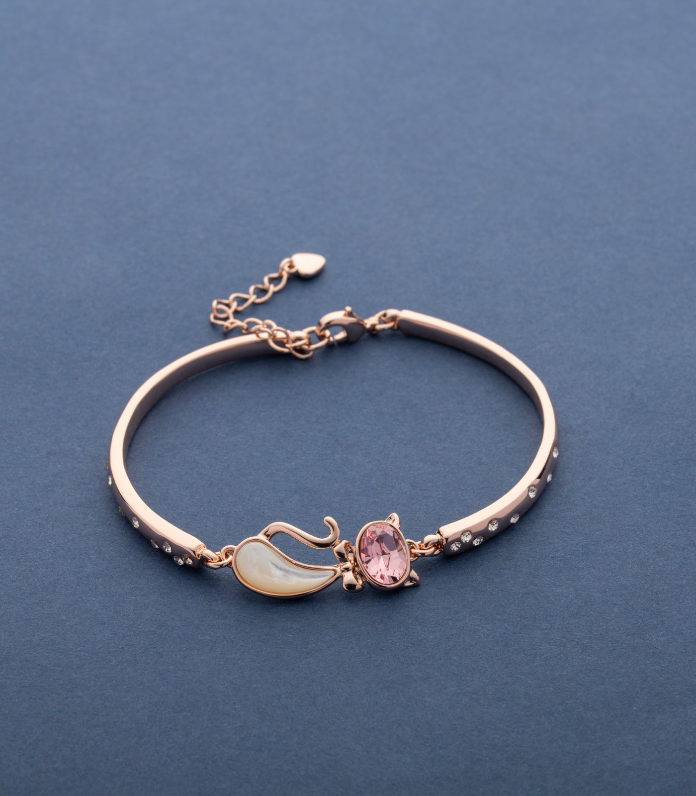 Classical Beauty Pink Bracelet (Brass)