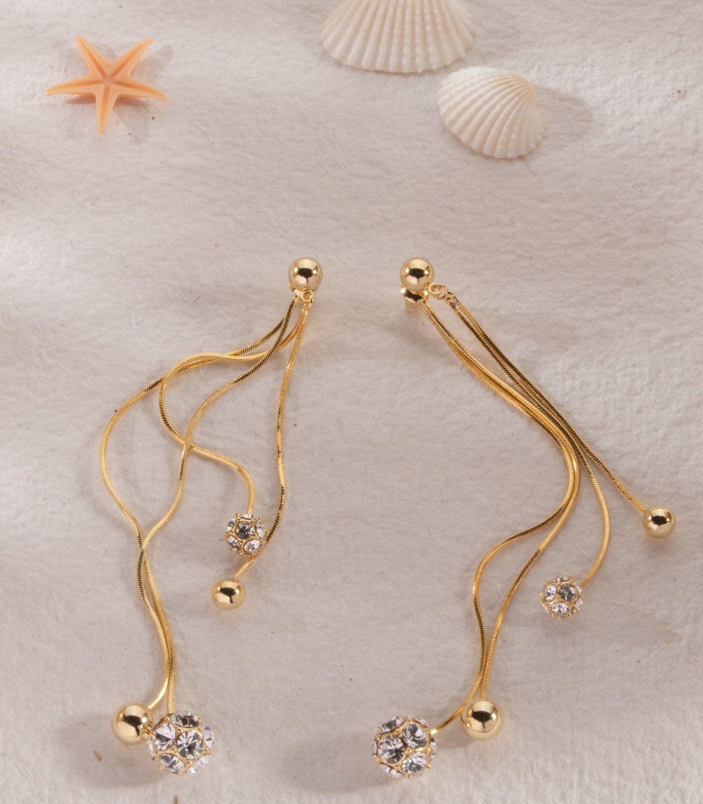 Classy Party Earrings (Brass)