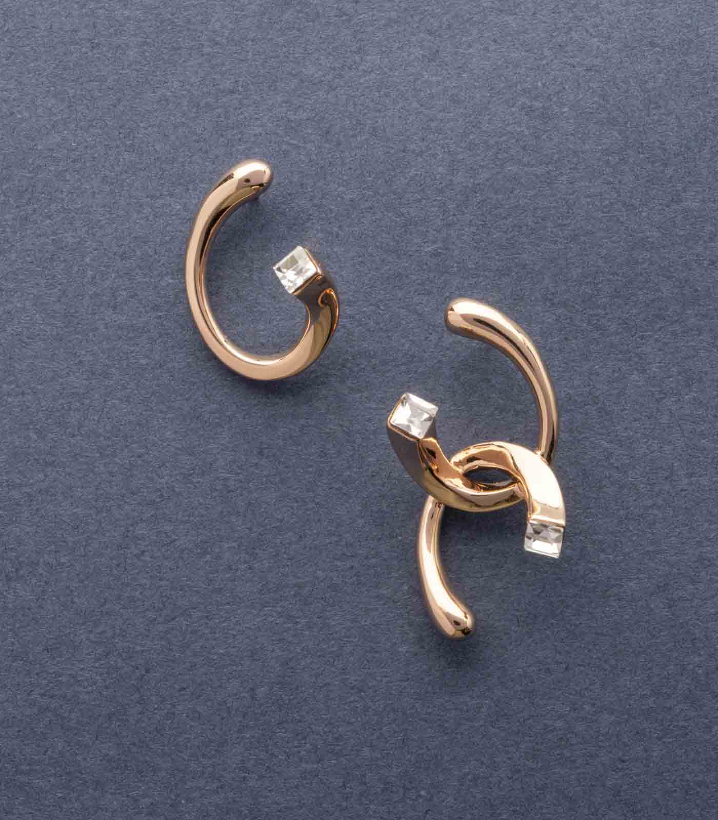 Contemporary Twisted Studs (Brass)