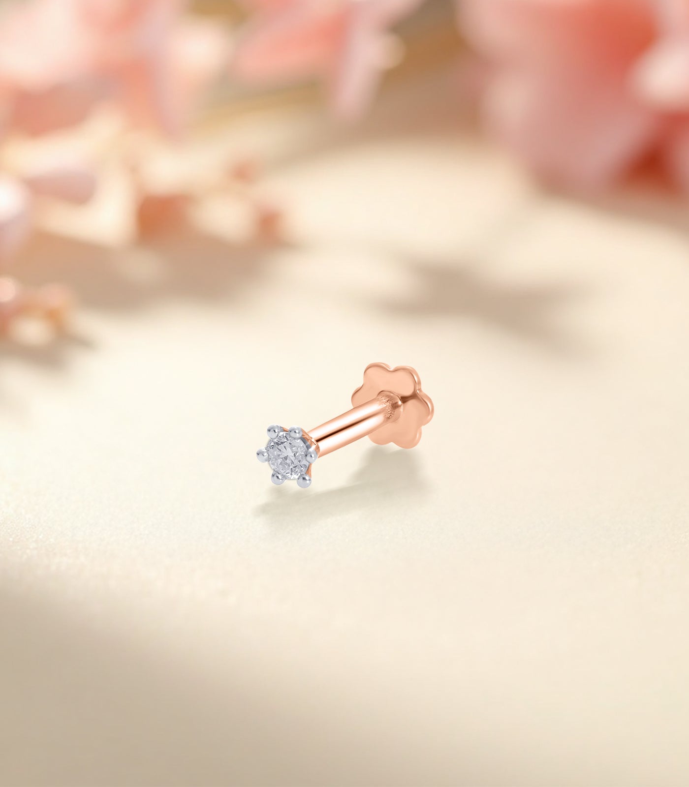 Diamond Single Star Nosepin (Screw)