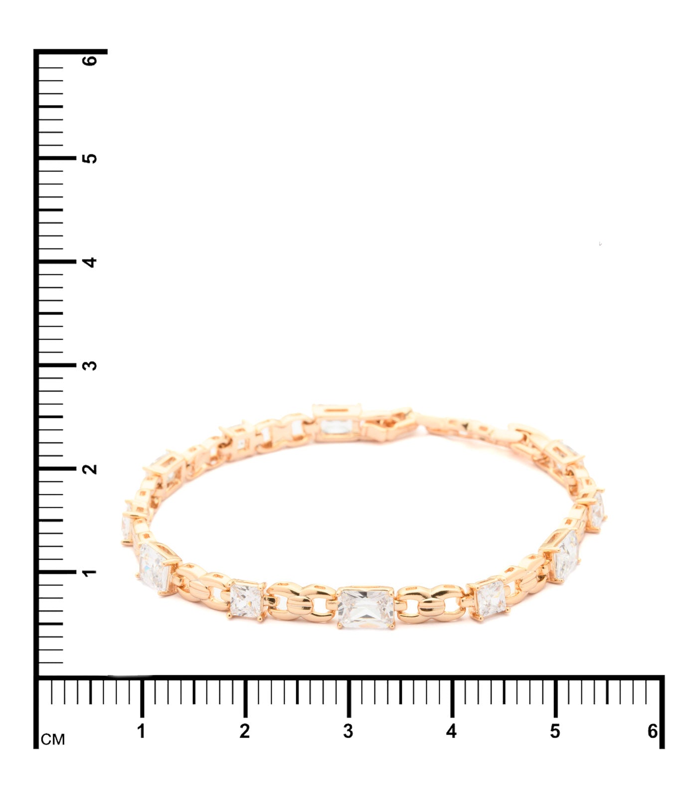 Designer Gemstones Bracelet (Brass)